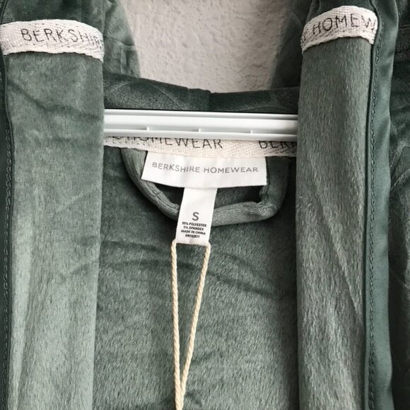 Berkshire Homewear Island Fleece Hooded Robe - Teal (Sz S) a623280 - Picture 2 of 4